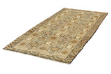 Gabbeh - Bakhtiari Tappeto Persiano 270x124 - Immagine 2