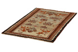 Gabbeh - Qashqai Tappeto Persiano 180x113 - Immagine 2