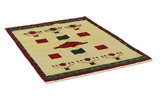 Kashkooli - Gabbeh Tappeto Persiano 140x101 - Immagine 1
