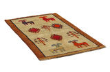 Gabbeh - Qashqai Tappeto Persiano 173x99 - Immagine 1