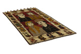 Gabbeh - Qashqai Tappeto Persiano 239x123 - Immagine 1