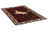Gabbeh - Qashqai Tappeto Persiano 184x119 - Immagine 1