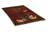 Gabbeh - Qashqai Tappeto Persiano 200x118 - Immagine 1