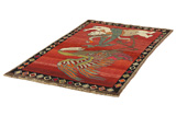 Gabbeh - Qashqai Tappeto Persiano 200x118 - Immagine 2