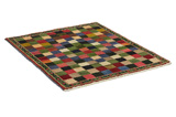 Gabbeh - Bakhtiari Tappeto Persiano 132x112 - Immagine 1