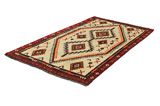 Qashqai - Gabbeh Tappeto Persiano 228x132 - Immagine 2