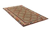 Gabbeh - Qashqai Tappeto Persiano 212x115 - Immagine 1