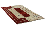 Gabbeh - Qashqai Tappeto Persiano 196x104 - Immagine 1