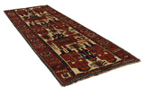 Bakhtiari - Qashqai Tappeto Persiano 418x147 - Immagine 1