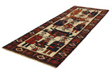Bakhtiari - Qashqai Tappeto Persiano 388x130 - Immagine 2