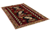 Qashqai - Shiraz Tappeto Persiano 215x123 - Immagine 1