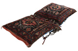 Qashqai - Saddle Bag Tappeto Persiano 144x68 - Immagine 3