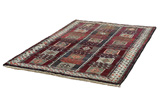 Gabbeh - Bakhtiari Tappeto Persiano 210x140 - Immagine 2