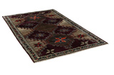 Gabbeh - Qashqai Tappeto Persiano 243x142 - Immagine 1