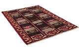 Qashqai - Gabbeh Tappeto Persiano 209x135 - Immagine 1
