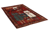 Bakhtiari - Qashqai Tappeto Persiano 228x132 - Immagine 1