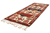 Bakhtiari - Gabbeh Tappeto Persiano 398x143 - Immagine 2